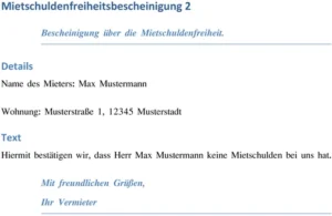 mietschuldenfreiheitsbescheinigung