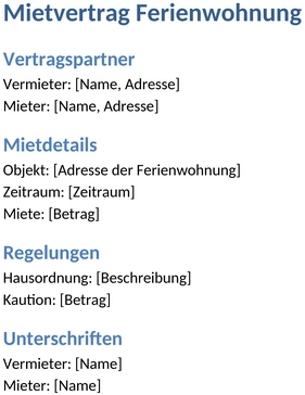 mietvertrag-ferienwohnung