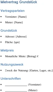 mietvertrag-fuer-grundstuecke-vereinbarung-mit-unterschrift