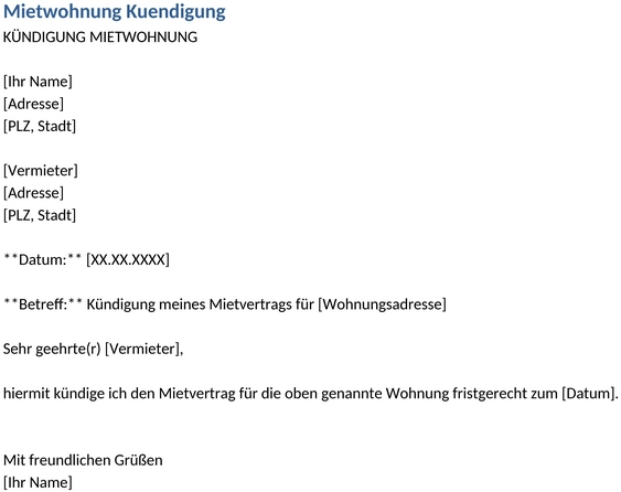 mietwohnung-kuendigung-vorlage