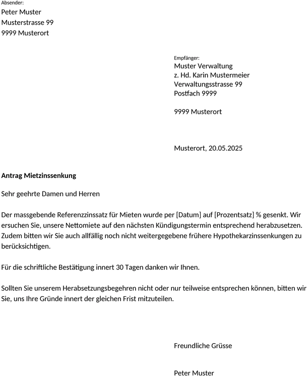 mietzinsreduktion-musterbrief