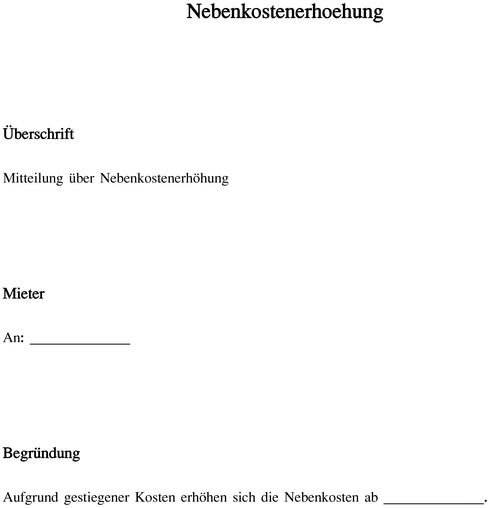 mitteilung-ueber-nebenkostenerhoehung