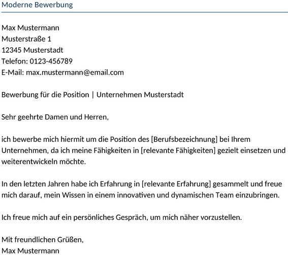 moderne-bewerbung-vorlage