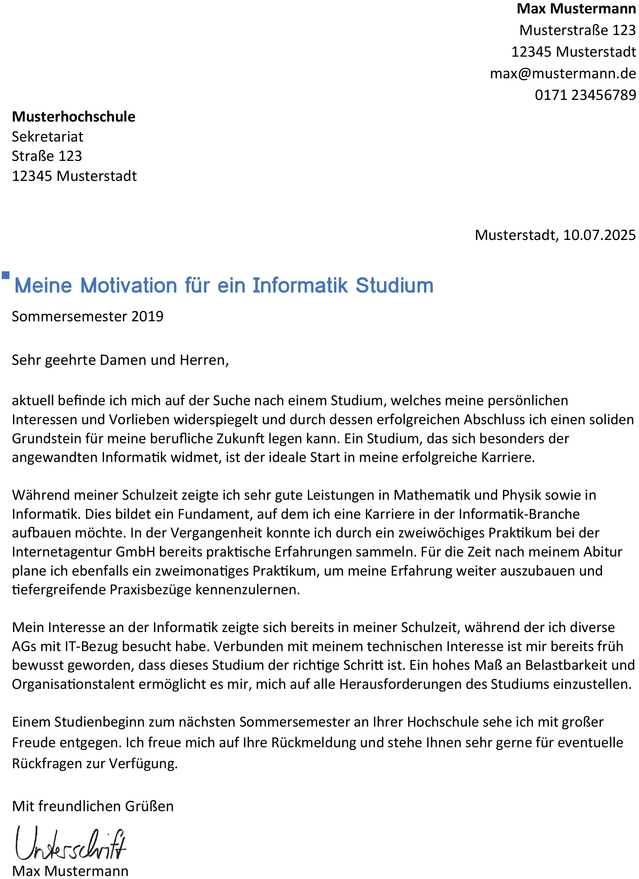motivationsschreiben-fuer-informatik-studium