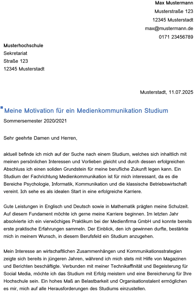 motivationsschreiben-medienkommunikation-studium-vorlage