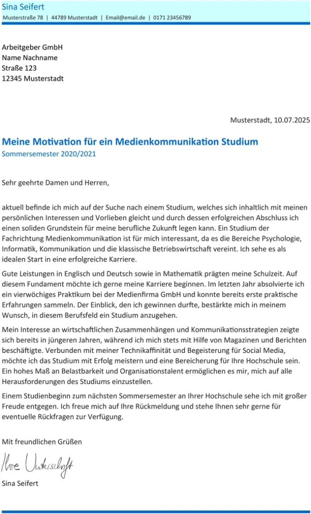 motivationsschreiben-medienkommunikation-studium-vorlage
