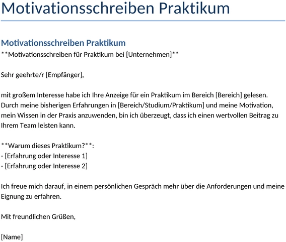 motivationsschreiben-praktikum