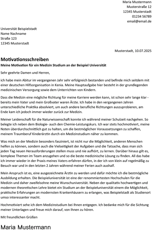 motivationsschreiben-studium-mustertext-erstellen