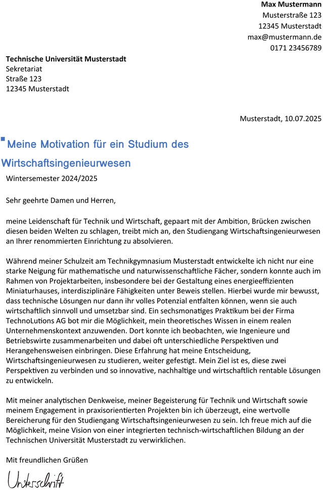 motivationsschreiben-wirtschaftsingenieurwesen-studium-vorlage