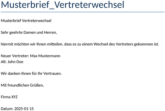 musterbrief-vertreterwechsel