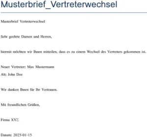 musterbrief-vertretungswechsel-unternehmen