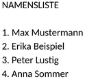 namensliste
