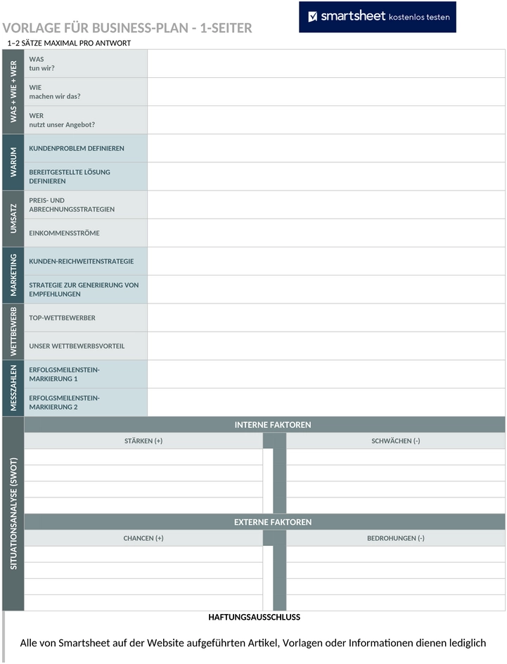 one-page-business-plan