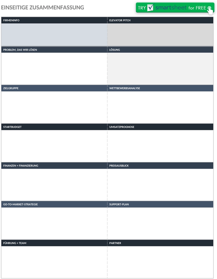 one-page-executive-summary-bericht