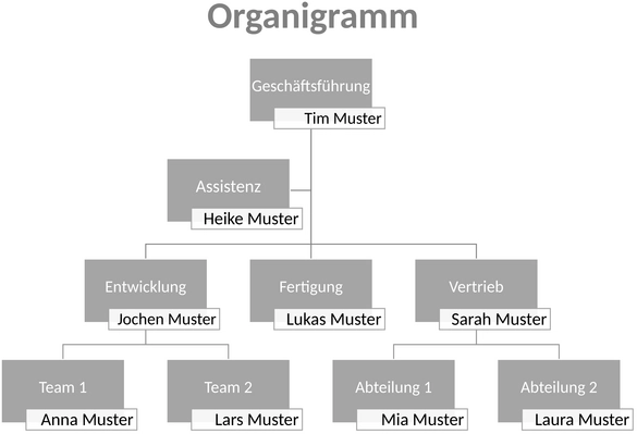 organigramm-vorlage
