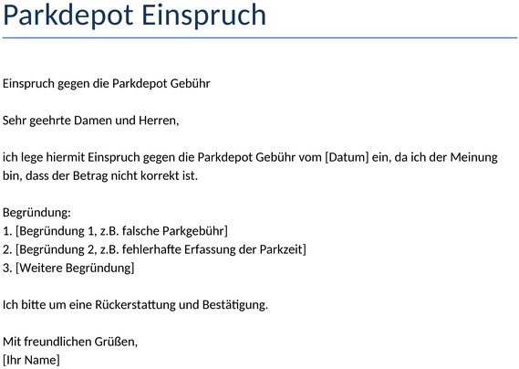 parkdepot-einspruch