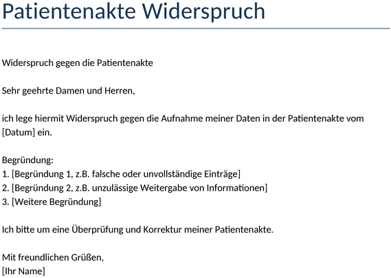 patientenakte-widerspruch