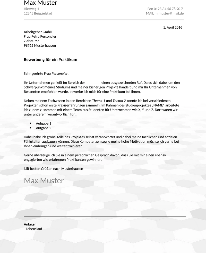 praktikum-bewerbungsvorlage-word