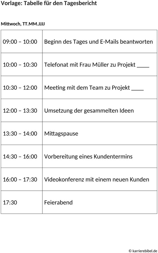praktikum-tagesbericht-vorlage-word