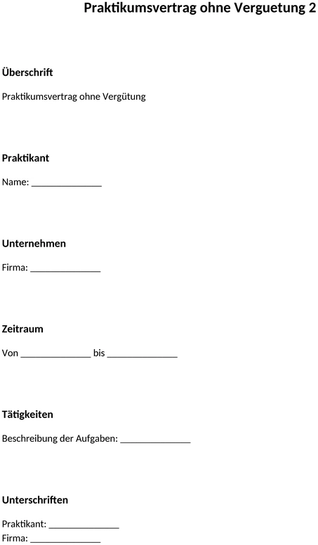 praktikumsvertrag-ohne-verguetung