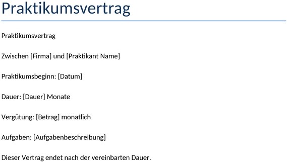 praktikumsvertrag-template
