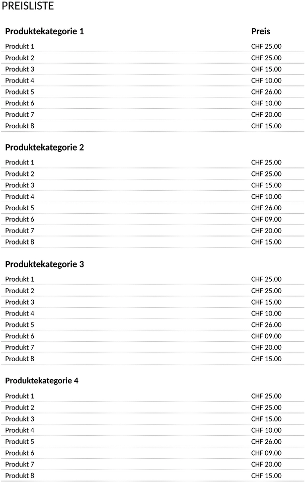 preisliste-vorlage-buchhaltung