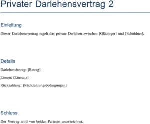 private-darlehensvertrag-zwei-parteien-regeln