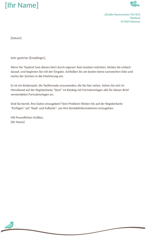 privater-briefkopf