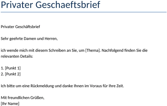 privater-geschaeftsbrief