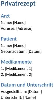 privatrezept-vorlage