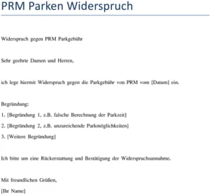 prm-parken-widerspruch-vorlage