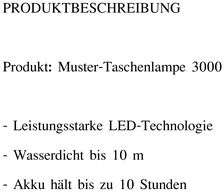 produktbeschreibung-fuer-muster-taschenlampe-3000