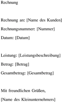 professionelle-rechnung-vorlage-fuer-kleinunternehmer