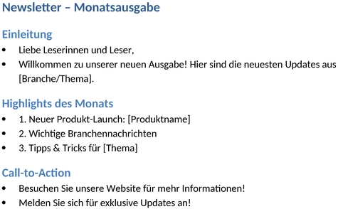 professioneller-newsletter