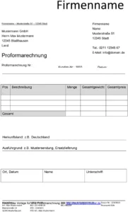 proforma-rechnung-vorlage-fuer-geschaeftstransaktionen