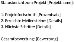 projekt-statusbericht