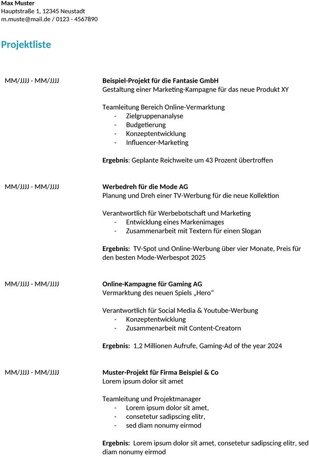 projektliste-vorlage