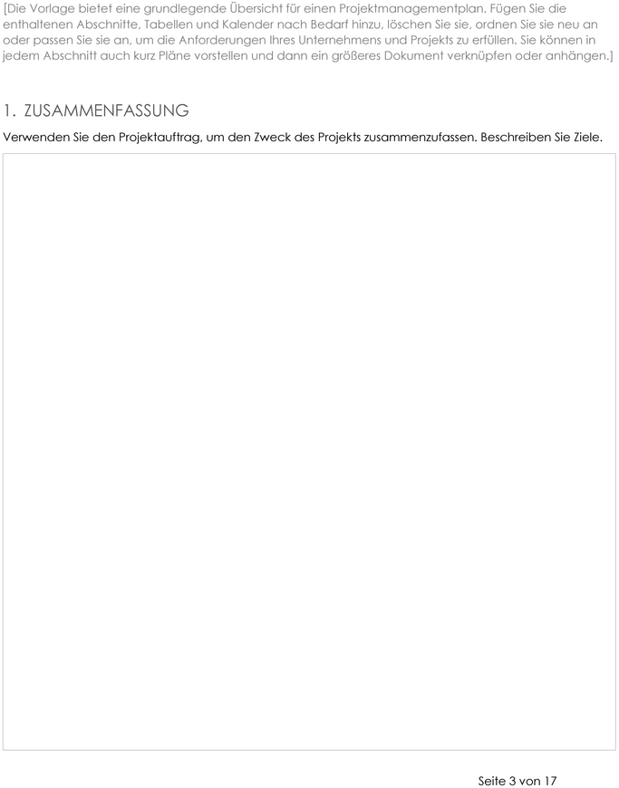 projektmanagement-plan-vorlage