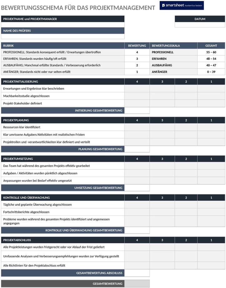 projektmanagement-rubrik-vorlage-word