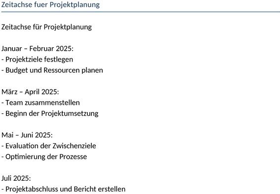 projektplanung-zeitachse