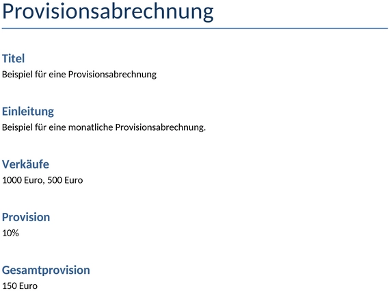 provisionsabrechnung-vorlage