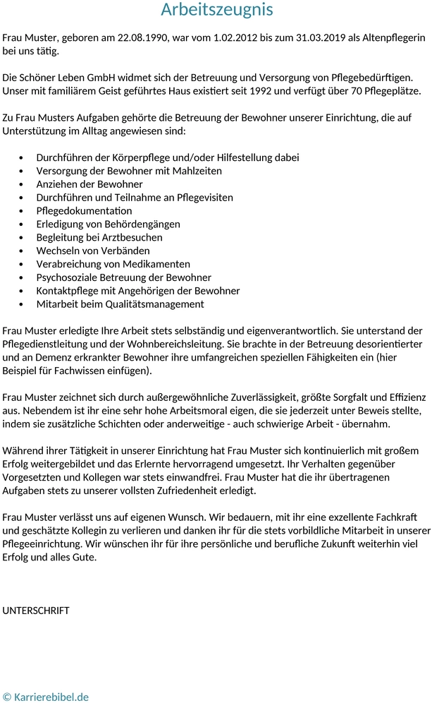 qualifizierte-arbeitsbeurteilung-muster