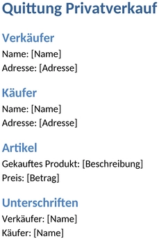 quittung-privatverkauf