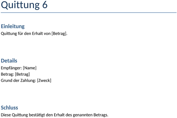 quittung-vorlage-formular