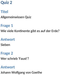 quiz-vorlage