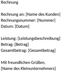 rechnung-kleinunternehmer