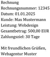 rechnung-vorlage-webdesign-dienstleistungen