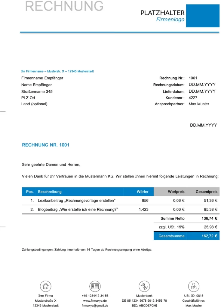 rechnungsvorlage-freiberufler-selbststaendige-gestalten