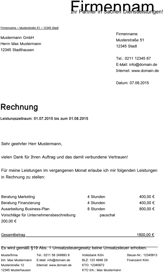rechnungsvorlage-fuer-kleinunternehmer