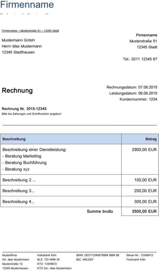 rechnungsvorlage-fuer-kleinunternehmer